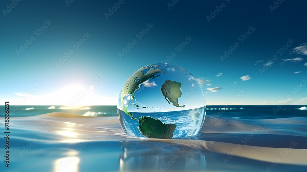 Fototapeta premium Environmental protection background, world environment day background, protect the environment
