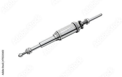 Harness the Power of Controlled Gas Dispensing with a Specialized Syringe on a White or Clear Surface PNG Transparent Background.
