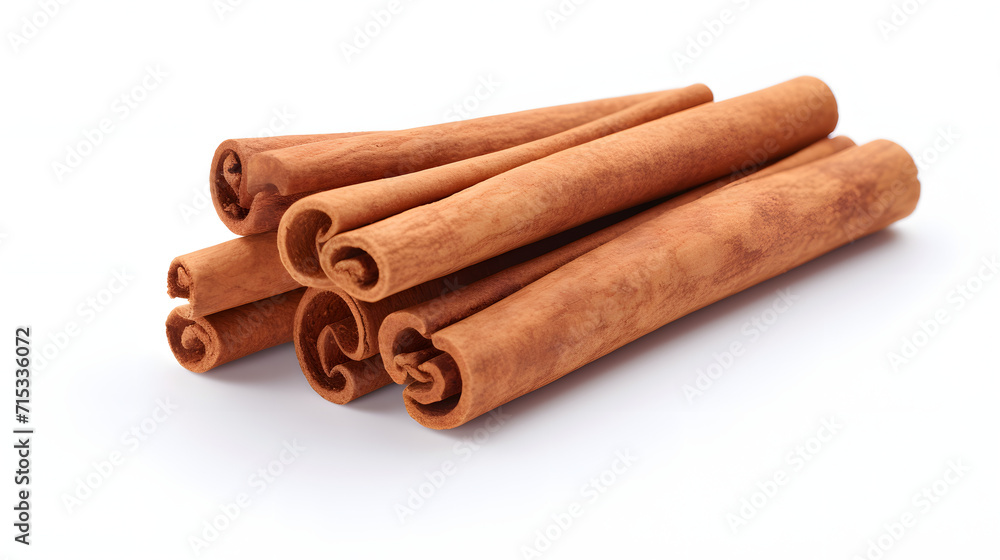 cinnamon sticks isolated white background cinnamon sticks isolated white background