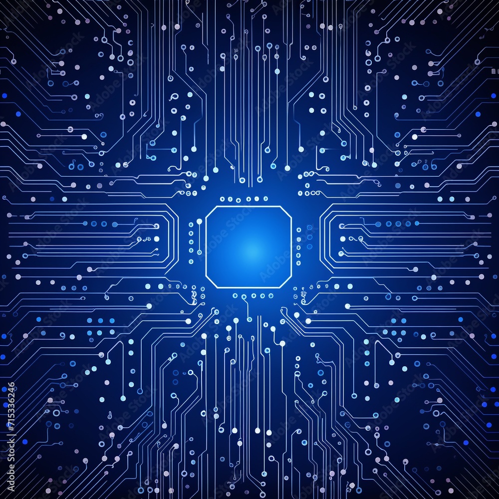 Circuit board vector background, technology illustration. AI. Circuit board vector background, technology illustration. AI.
