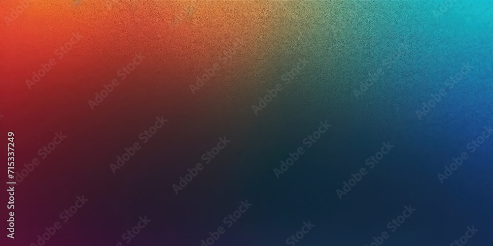 Abstract blurred grainy gradient background texture. Colorful digital grain soft noise effect pattern. Lo-fi multicolor vintage retro. 