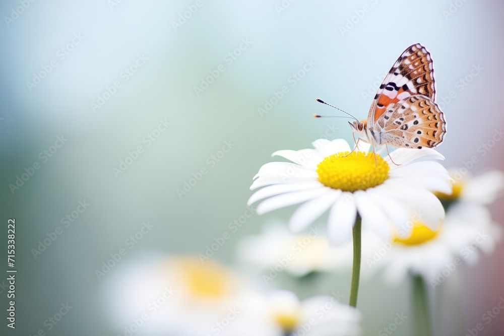 butterfly resting on a daisy butterfly resting on a daisy