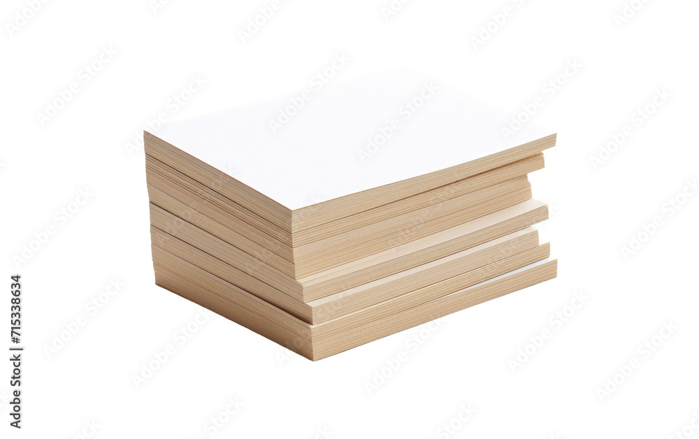 Organize Your Ideas and Information with Neat and Portable Index Cards on a White or Clear Surface PNG Transparent Background.