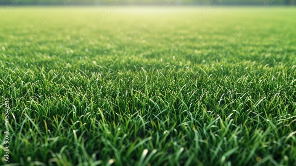 Experience the freshness of green grass on a football field, soccer's team sport texture. Ai Generated. Experience the freshness of green grass on a football field, soccer's team sport texture. Ai Generated.