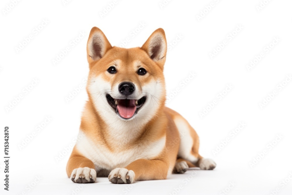 portrait of a Shiba Inu dog
