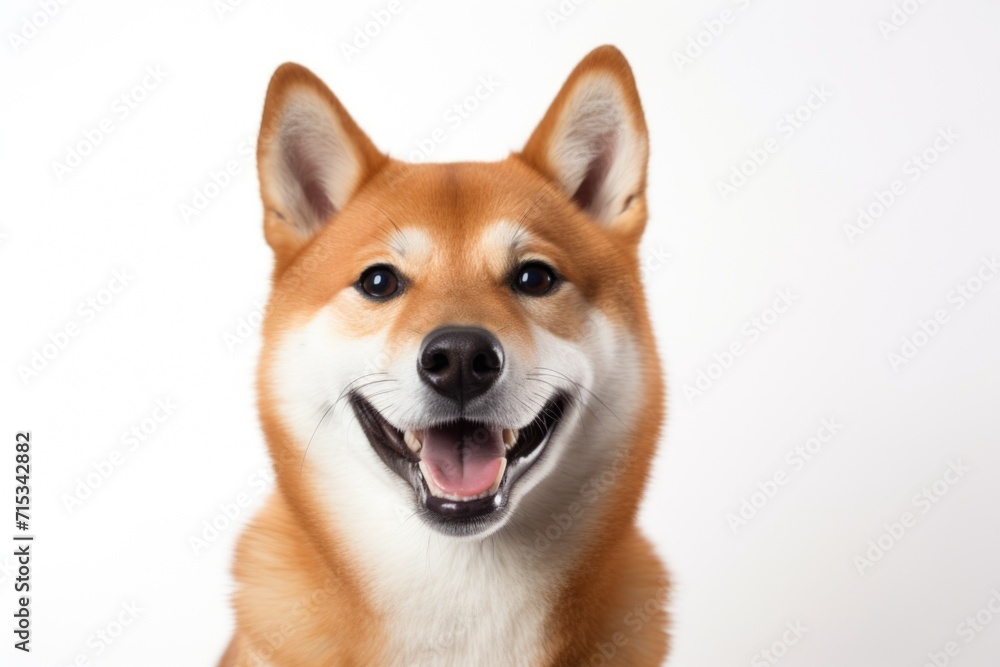 portrait of a Shiba Inu dog
