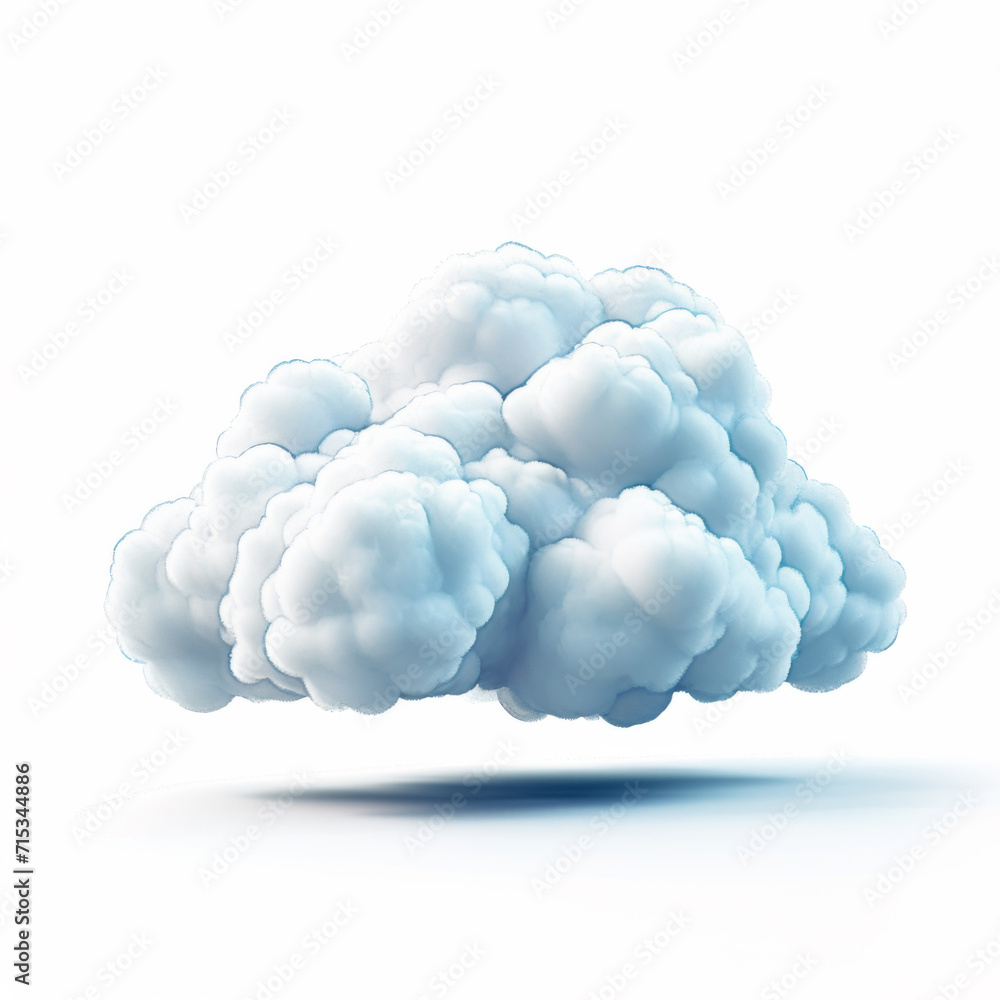 Cloud icon, white background. Cloud icon, white background.