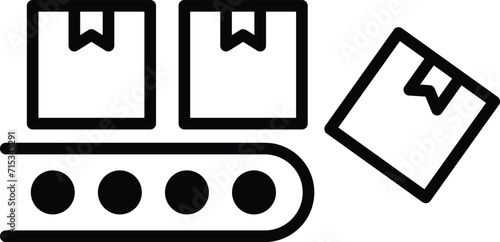 excessive production losses icon cost of loss vector sign illustration