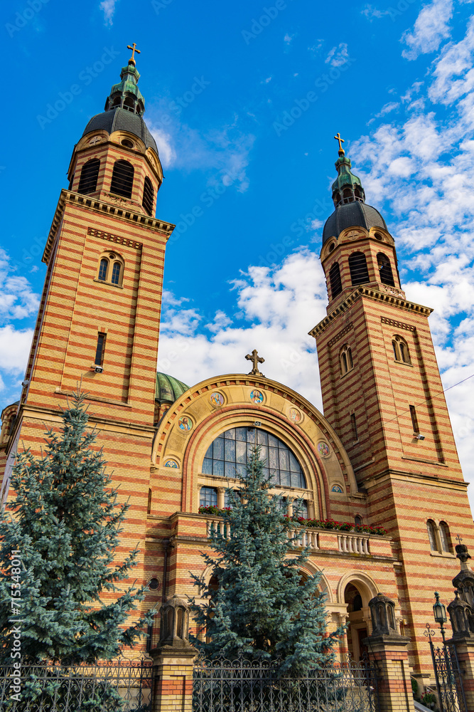 Holy Trinity Cathedral in Sibiu, Transylvania, Romania