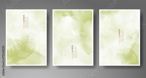 Cover template with watercolor background. Design for your cover, date, postcard, banner, logo.