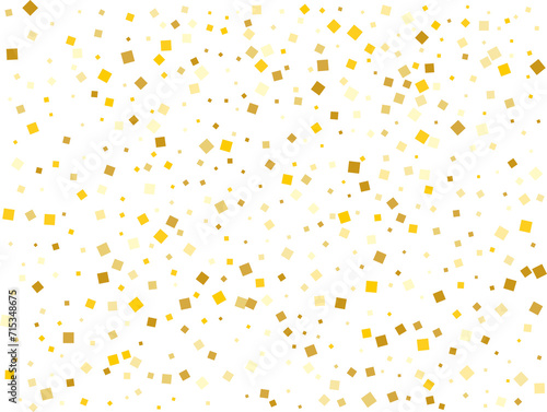 Gold Squares Confetti