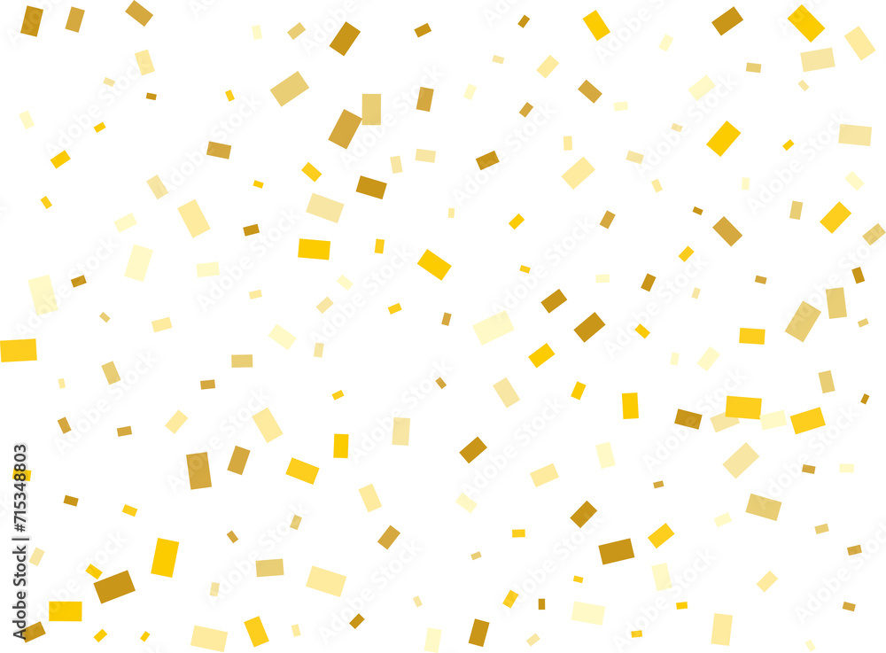 Gold Foil Rectangular Confetti Gold Foil Rectangular Confetti