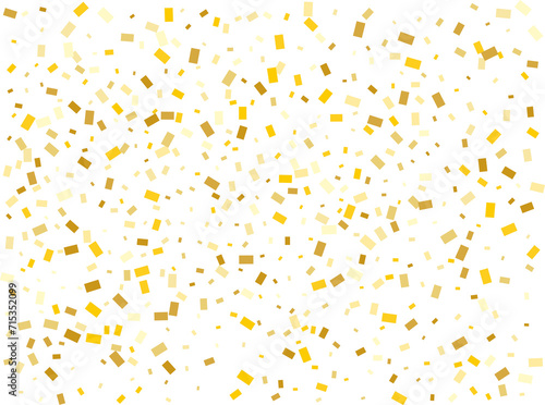 Gold Foil Rectangular Confetti