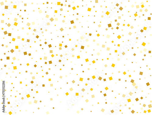 Golden Squares Confetti