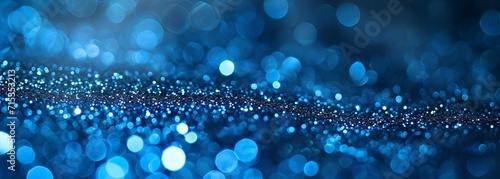 Abstract shiny blue glitter background