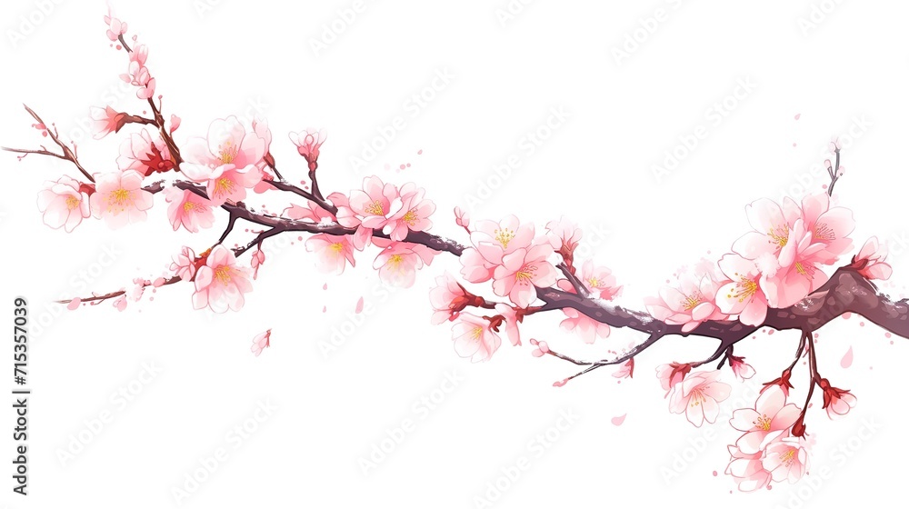 beautiful romantic flower illustration design. Generative Ai beautiful romantic flower illustration design. Generative Ai