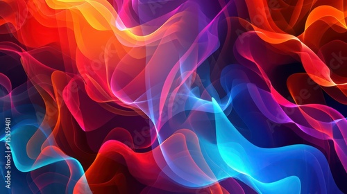 colorful abstract background with smoke