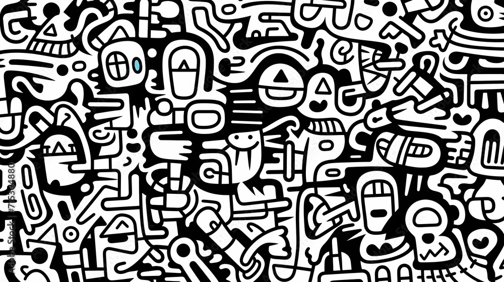 Cute graffiti art abstract background poster web page PPT, art background Cute graffiti art abstract background poster web page PPT, art background