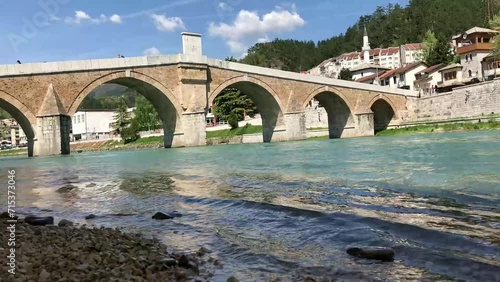 The Old Bridge in Konjic, Bosnia and Herzegovina photo