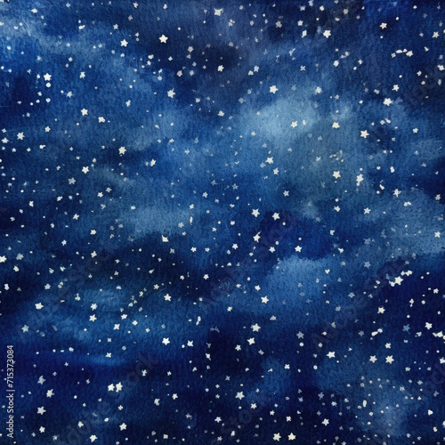Painting of Stars in the Night Sky
