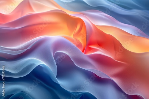 Texture, background, gradient frosted glass, flowing, transparent, elegant curves