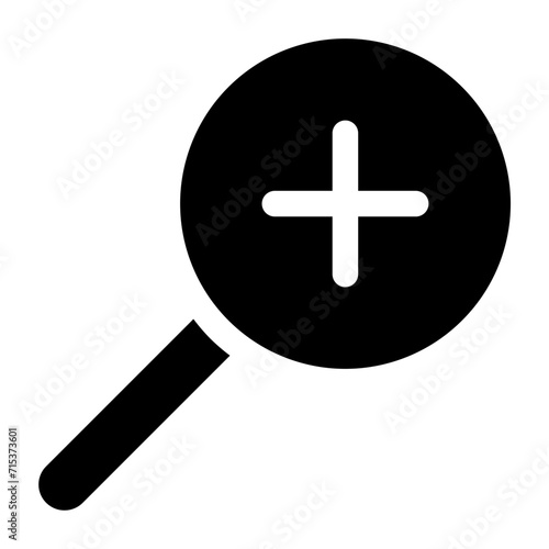 Search magnifying glass icon for apps and websites