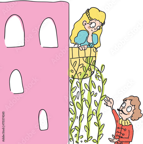 A scene from the play Romeo and Juliet.