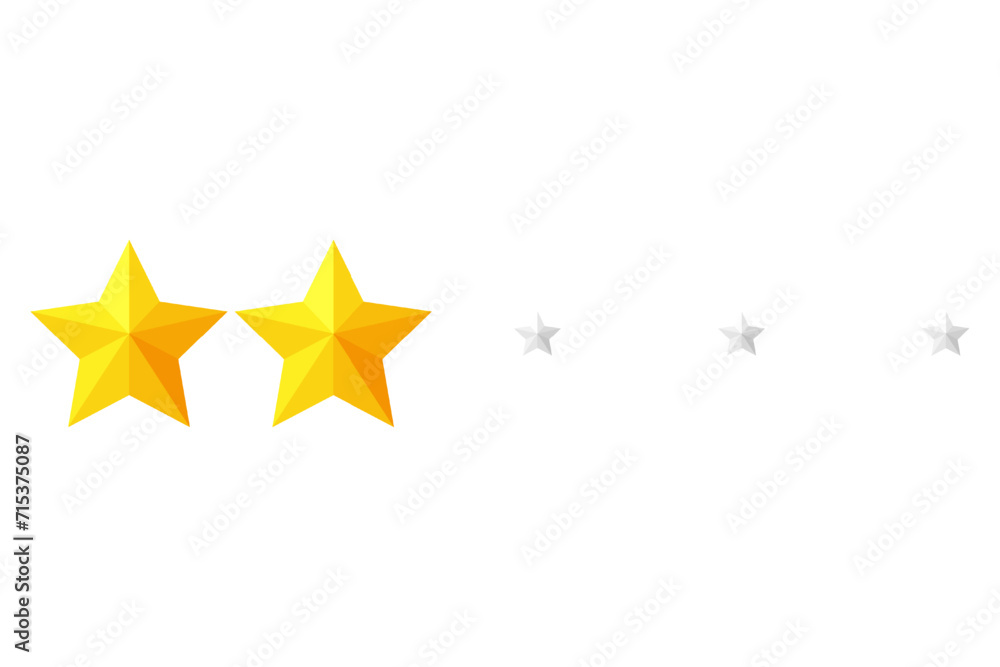 Obraz premium Star Rating Review Comment Sticker