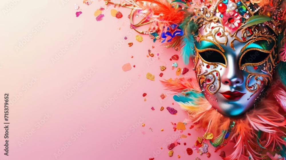 carnival background with copy space