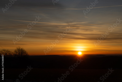 sunset in the mountains © Volker