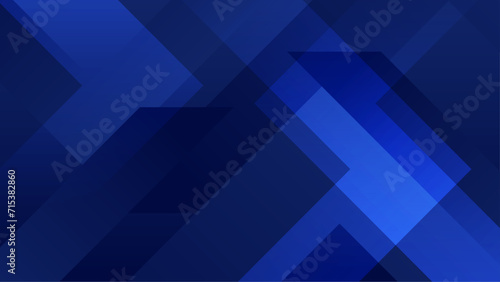 Blue vector abstract geometrical shape modern background. Blue presentation background design for poster, flyer, banner, wallpaper, business card, report