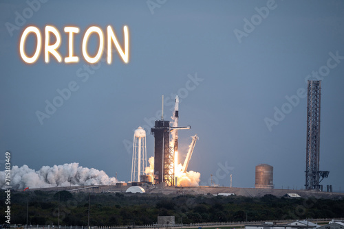 Orion spacecraft, marking a significant moment in space exploration for NASA. Elements of this image are furnished by NASA photo