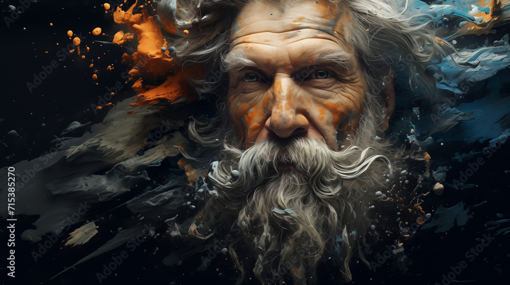 Portrait of an old man Portrait of an old man