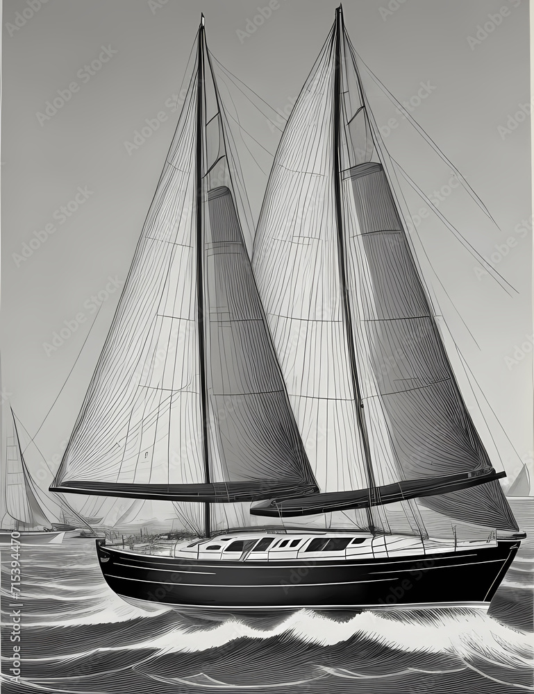 Obraz premium Sailing Boats