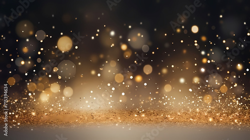 Beautiful creative holiday background with fireworks and sparkles © win