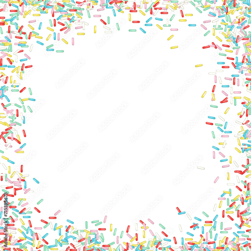 Sprinkle with Grains of Desserts Frame Square Sprinkle with Grains of Desserts Frame Square