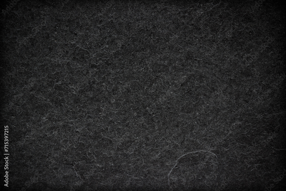 Fototapeta premium Dark grey black slate background or texture.