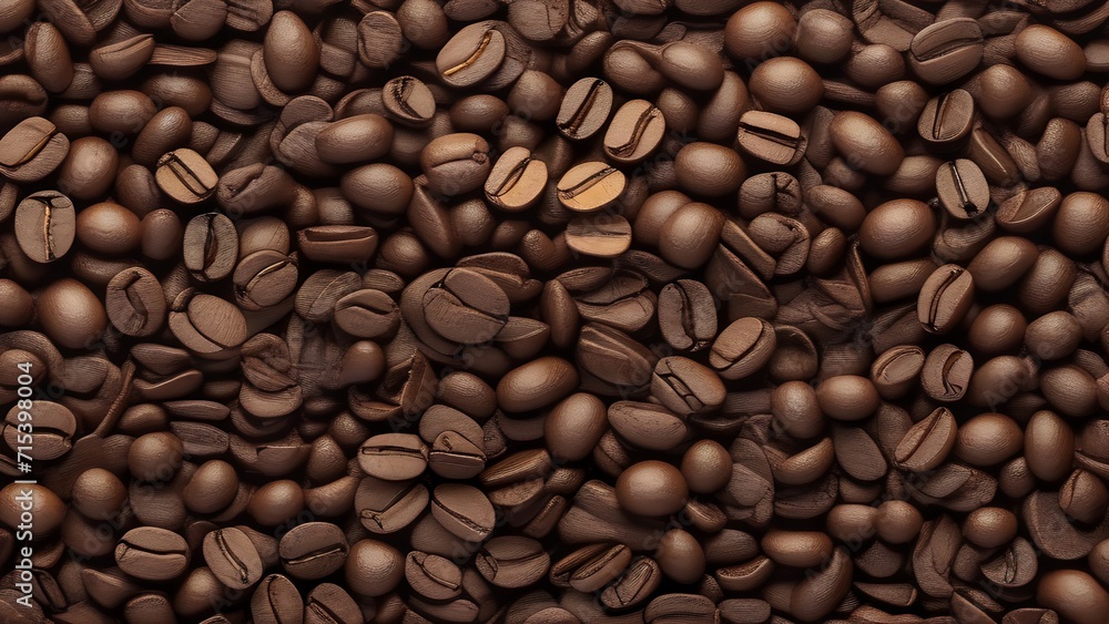 Fototapeta premium coffee, brown, bean, roasted, beans, caffeine, drink, cafe, texture, food, espresso, seed, dark, macro, black, aroma, coffee bean, closeup, beverage, coffee beans, crop, backgrounds, breakfast, mocha,