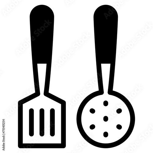 spatula, Slotted turners
