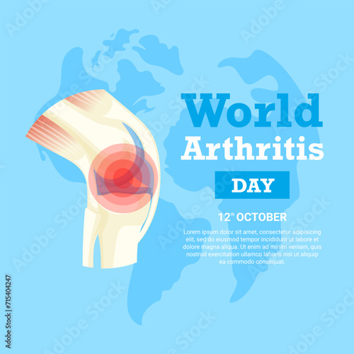 World arthritis day illustration