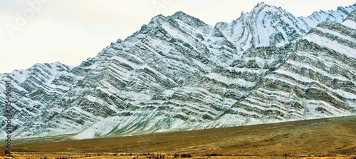 Himalaya snow mountains, Leh, Ladakh, Kashmir, India, Asia photo