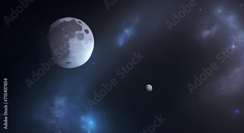 moon and stars