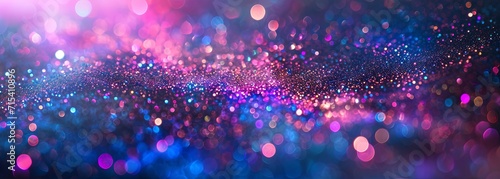 Abstract shiny neon glitter background. Luxury fashion background © Jane Kelly