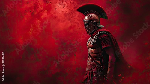 Roman Soldier at Battlefield
