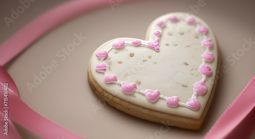 heart shaped cookies on a plate
