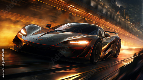 Velocity Unleashed  Dynamic Racing Game Wallpaper