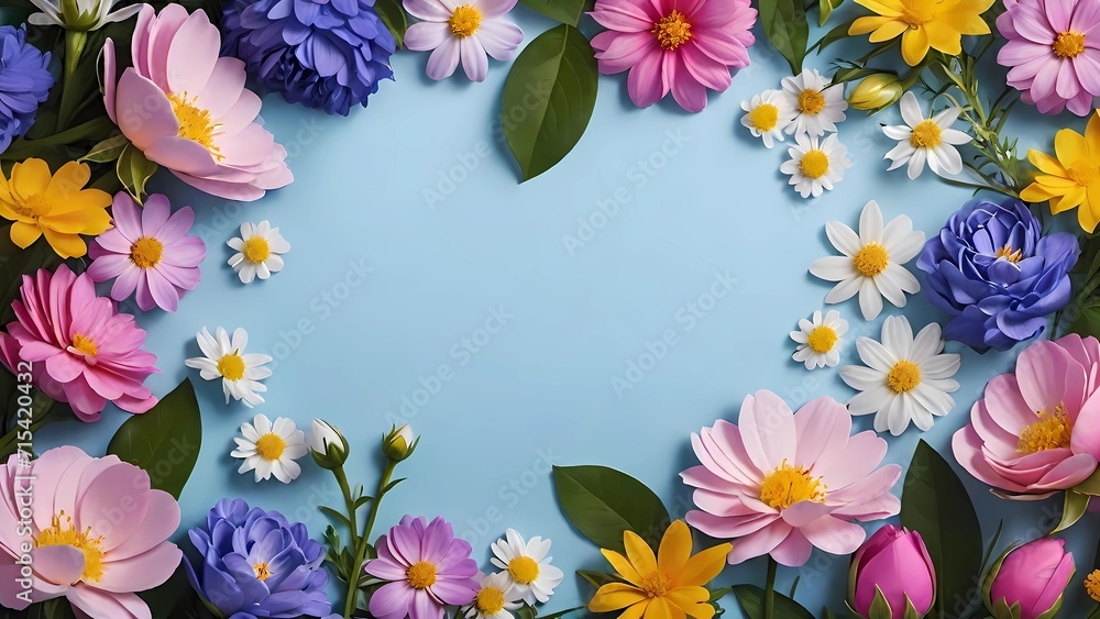 frame of flowers, spring flowers border, spring flowers frame frame of flowers, spring flowers border, spring flowers frame