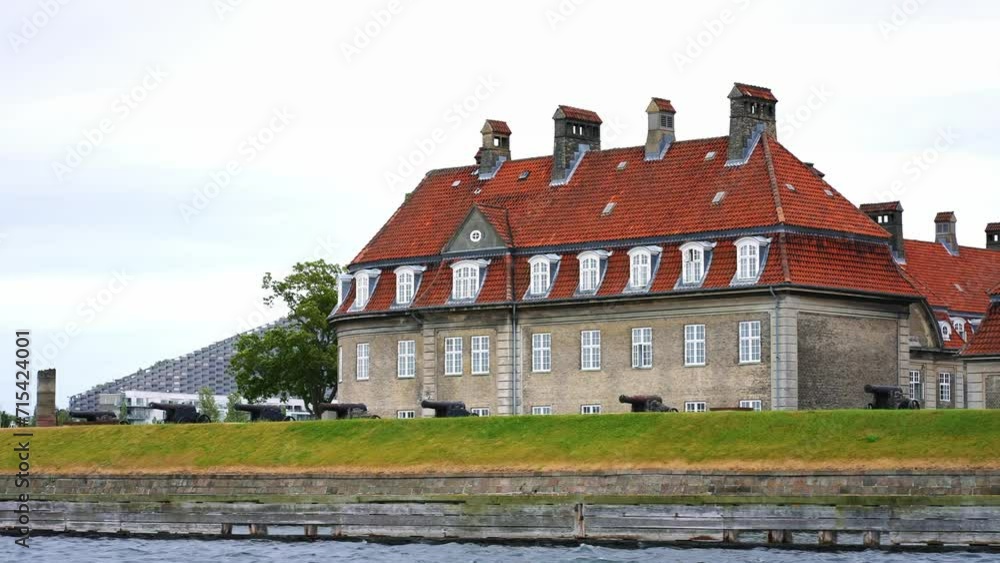 Holmen Naval Base in center of Copenhagen, Denmark. Holmen Naval Base in center of Copenhagen, Denmark.