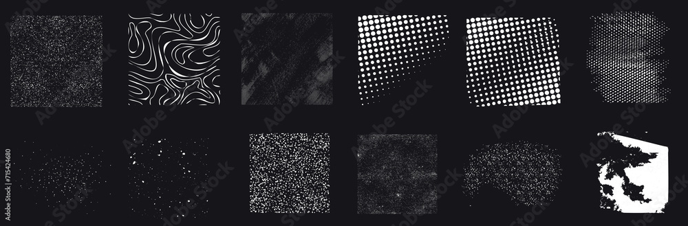 grunge textures, overlay texture patterns for photo editing, digital art creation. Enhance visuals, artistic appeal with unique texture elements. Abstract designs, speckled patterns, swirls, blotches