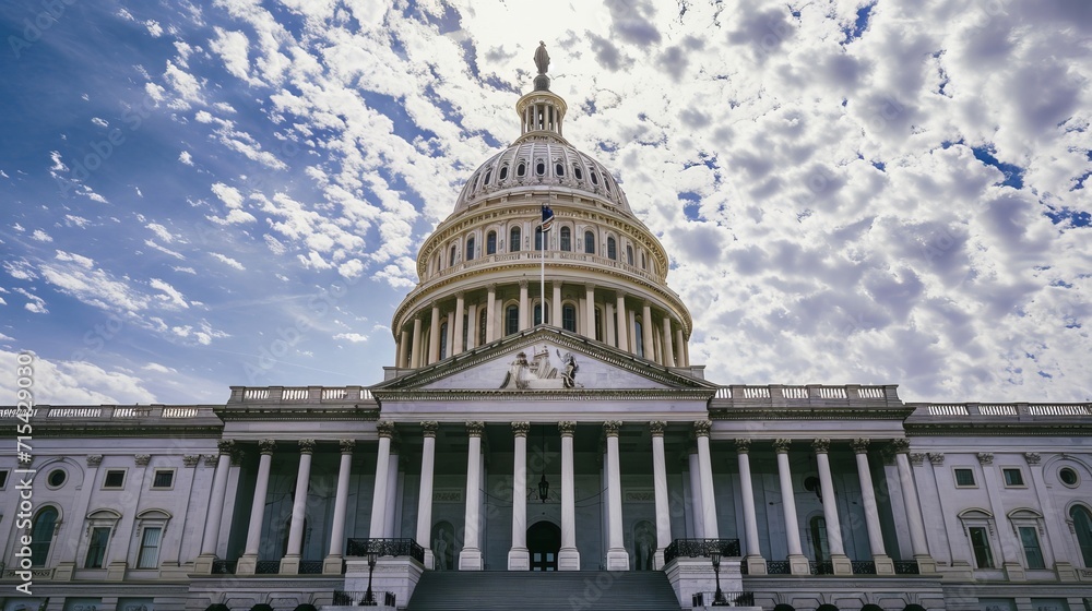 Obraz premium Washington, DC, home of the US Capitol Building